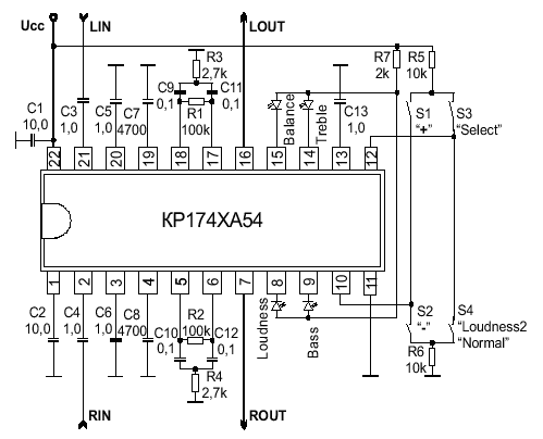 Принципиальная схема показана на Рис 1
