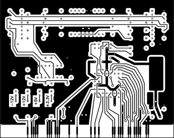 Рисунок 4. Вид печатной платы POST Card PCI со стороны компонентов