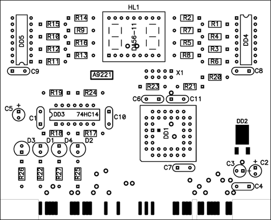 Рисунок 6. Монтажная схема POST Card